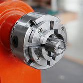 Crown Drive Center 1" Diameter Multitooth Drive Center Spring-Loaded Point Fits Most 4 Jaw Chucks.